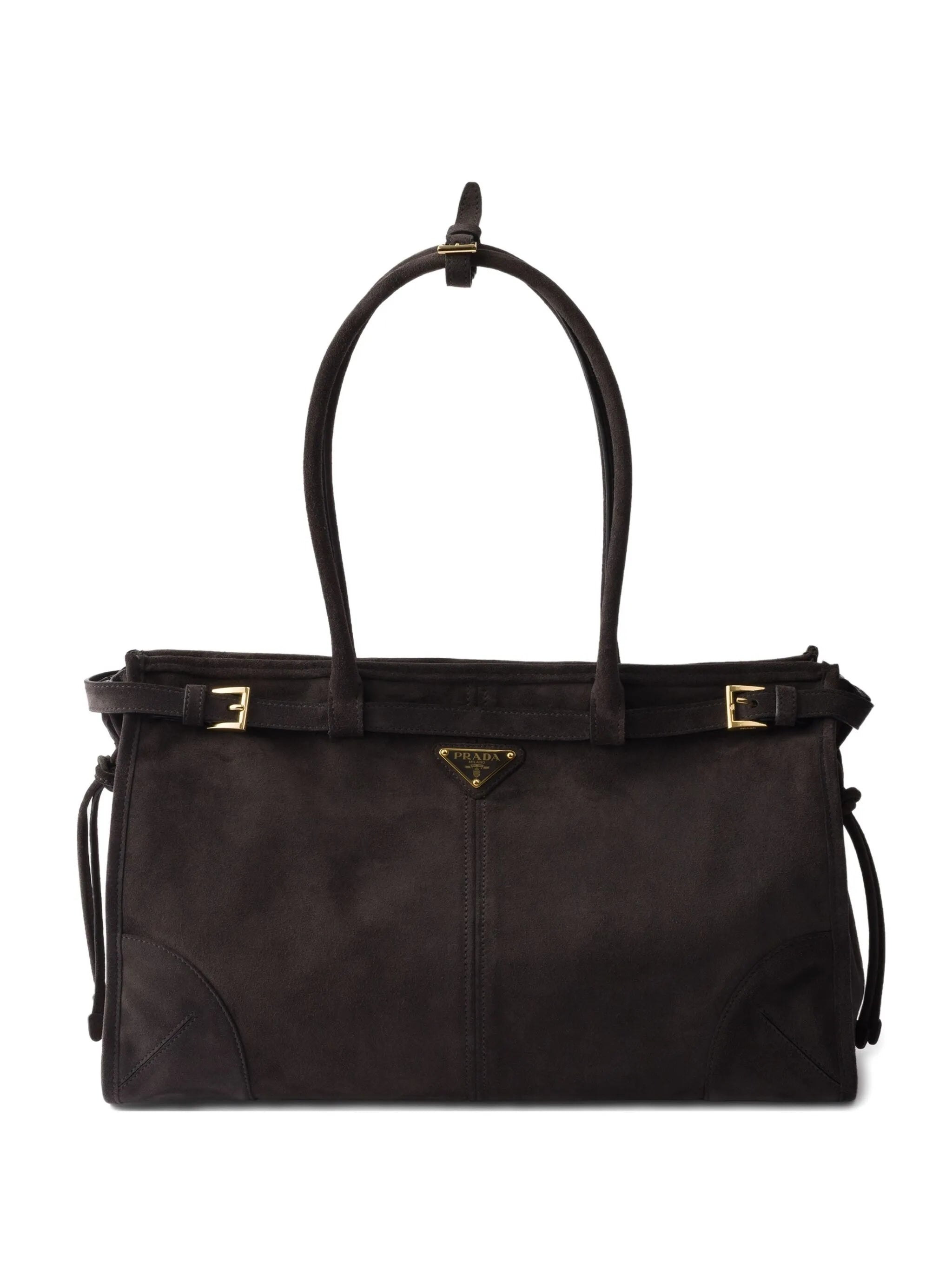 Prada Black Suede Bonnie Bag