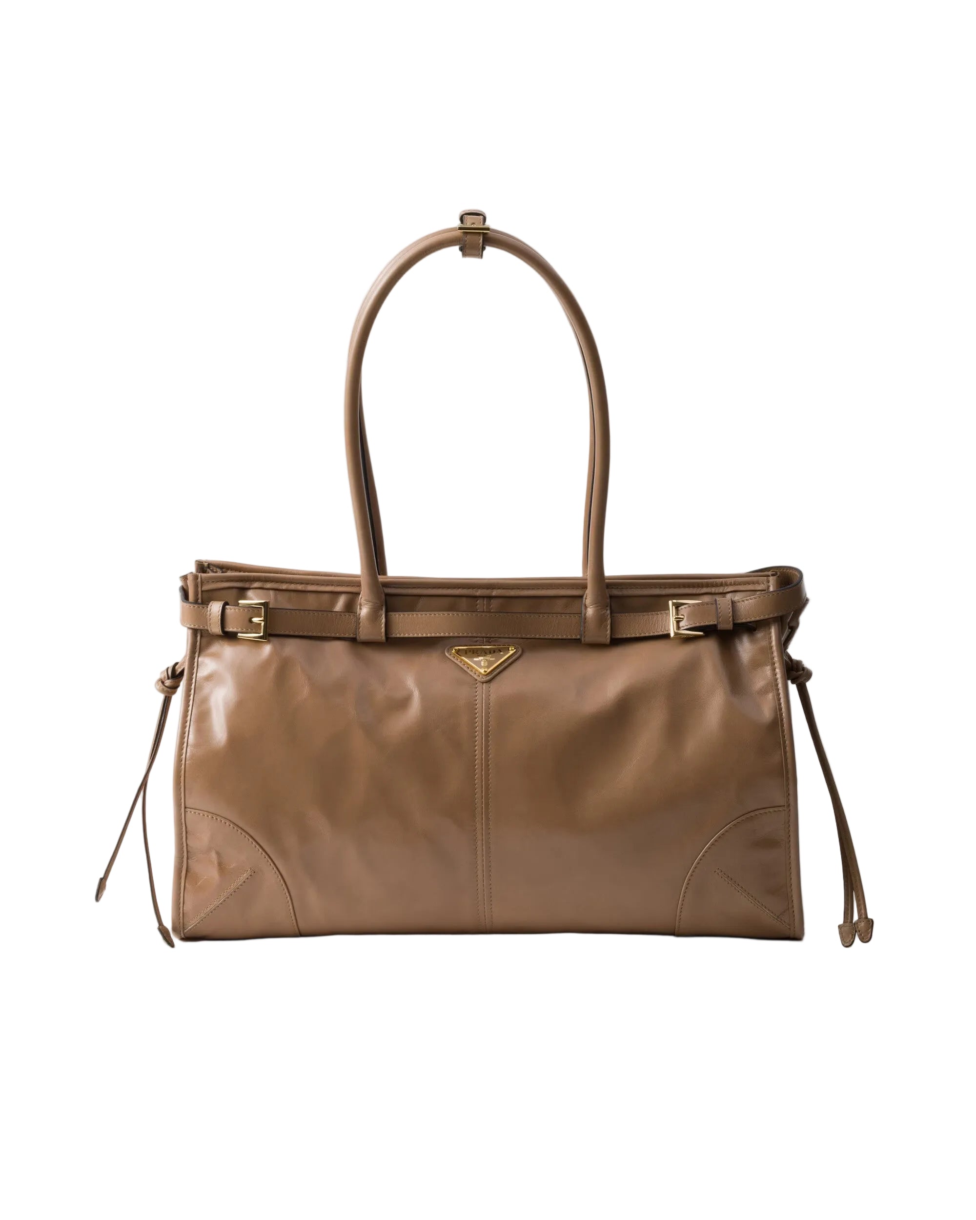 Prada Camel Leather Bonnie Bag
