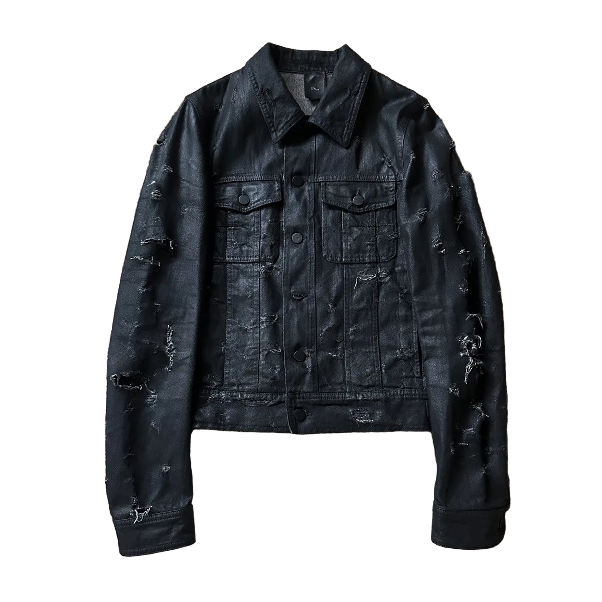 Dior SS04 Strip Denim Jacket