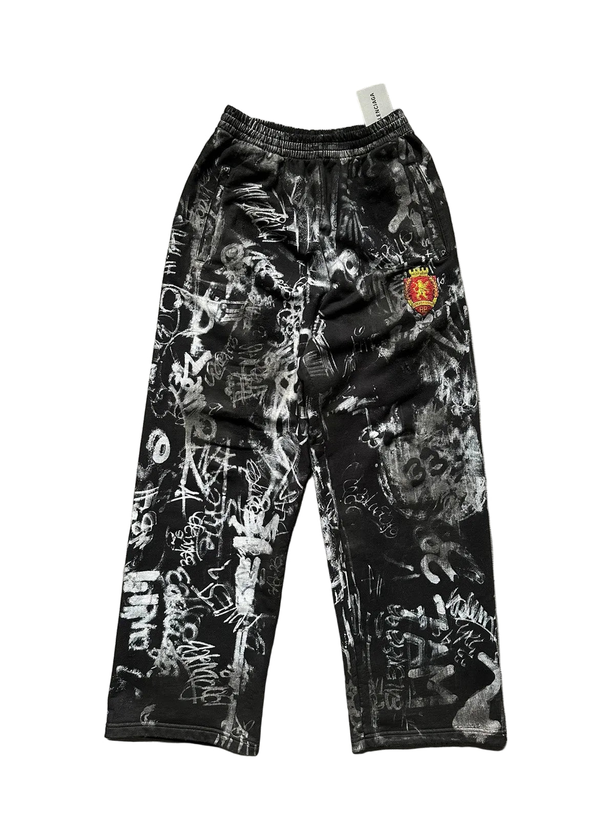 Balenciaga Sweat Graffiti Black Sweatpants