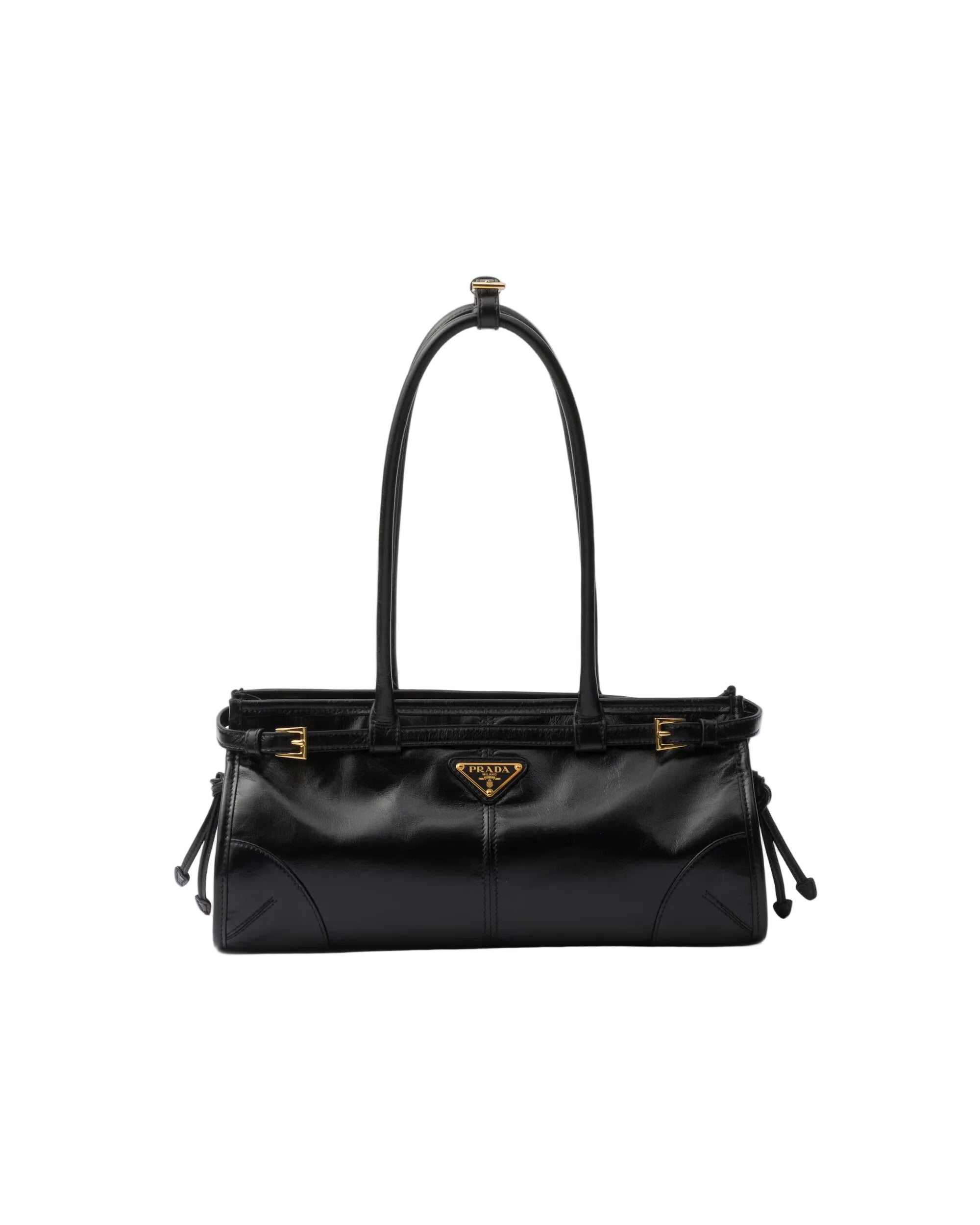 Prada Black Leather Bonnie Bag