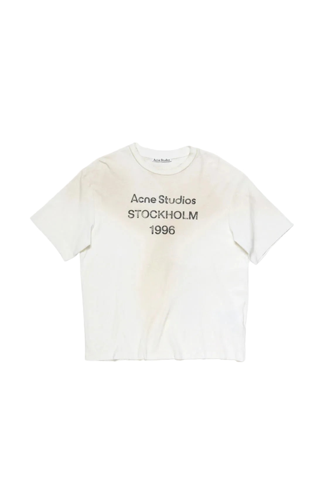 Acne Studios Dusty White Stockholm 1996 T-Shirt