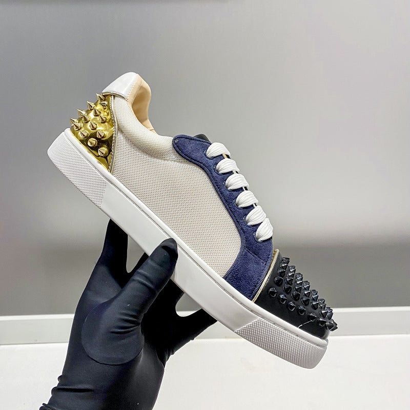 Christian Louboutin Colors Low Spike Shoes