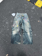 Acne Studios Multicolor Chain Jeans