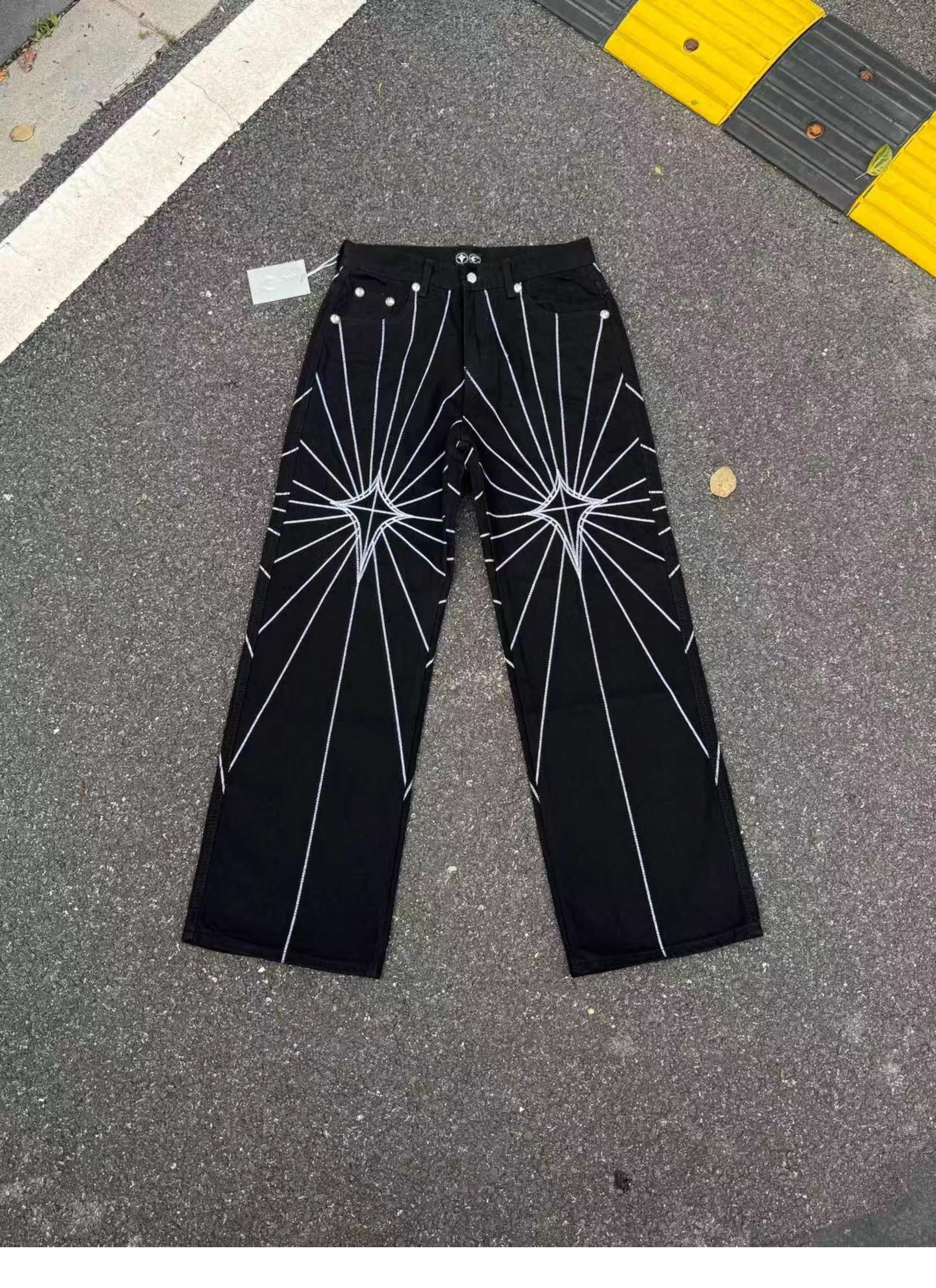 Thug Club Spíderweb Jeans
