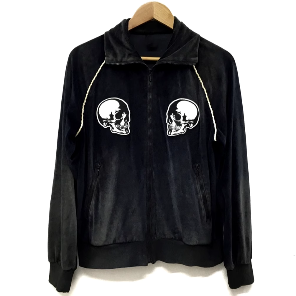 Number (N)ine Velvet Double Skull Jacket
