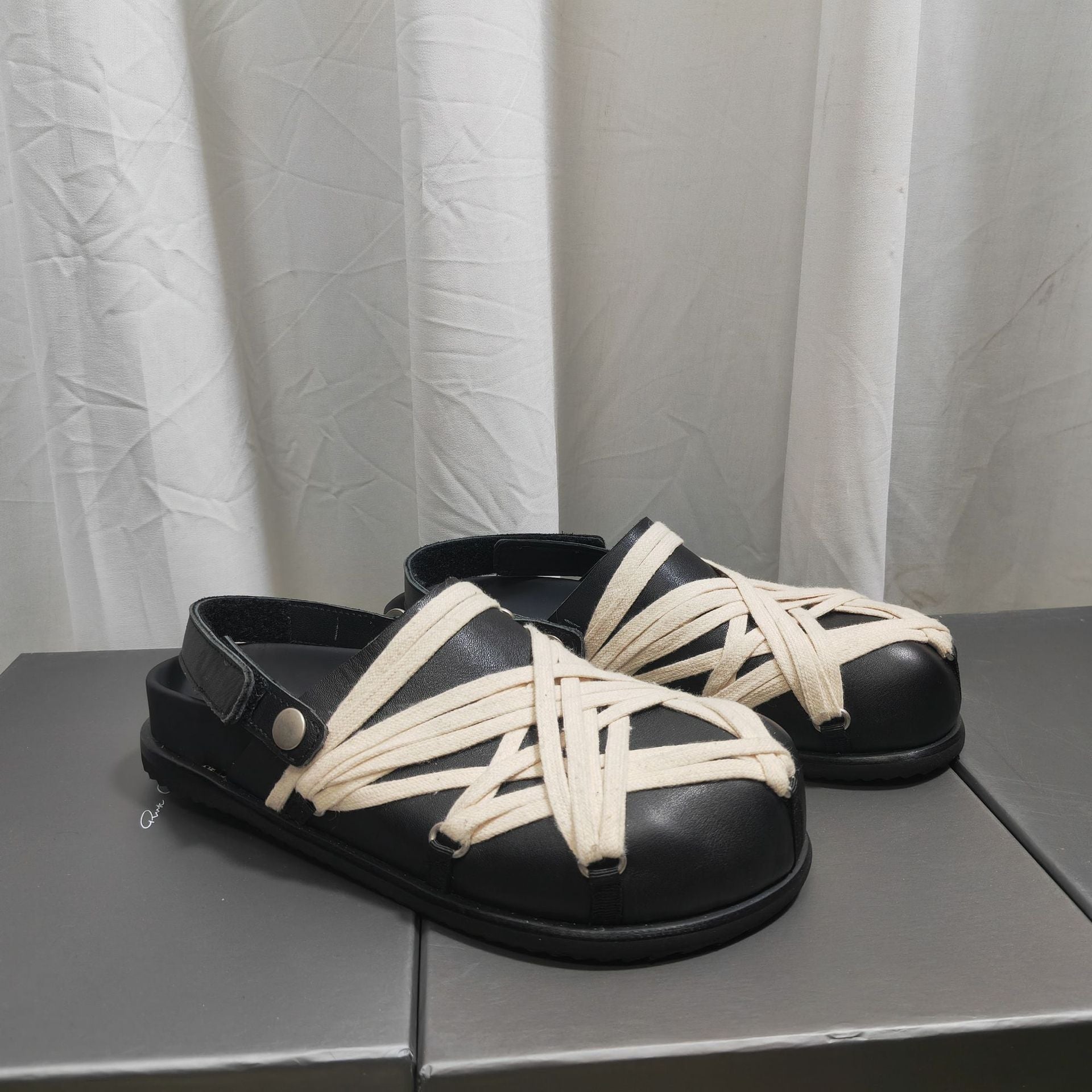 Rick Owens Megalaced Mule Granola Sandal