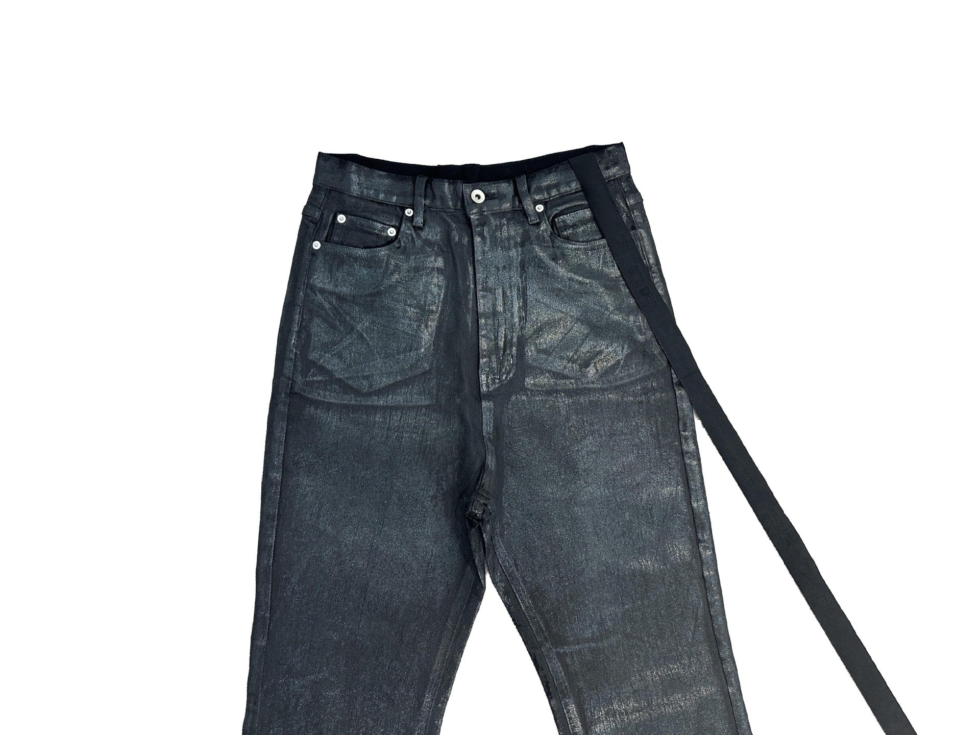 Rick Owens DRKSHDW Waxed Flared Jeans