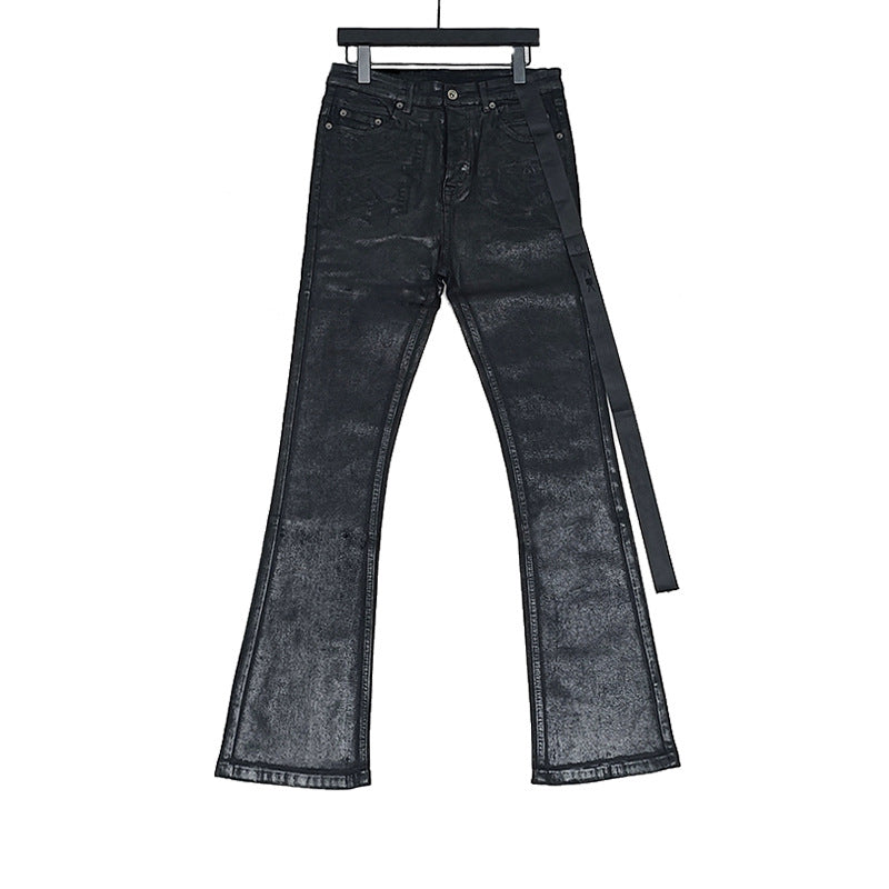 Rick Owens DRKSHDW Waxed Slim Jeans