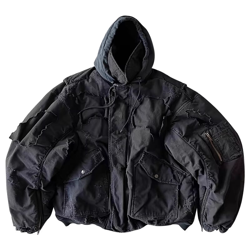 Balenciaga Destroyed Bomber Jacket