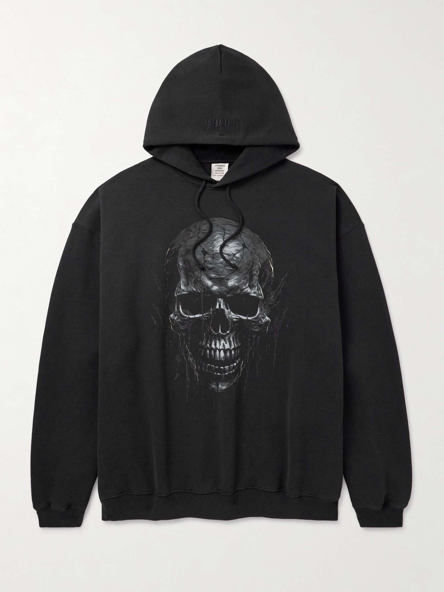 Vetements Skull Design Hoodie