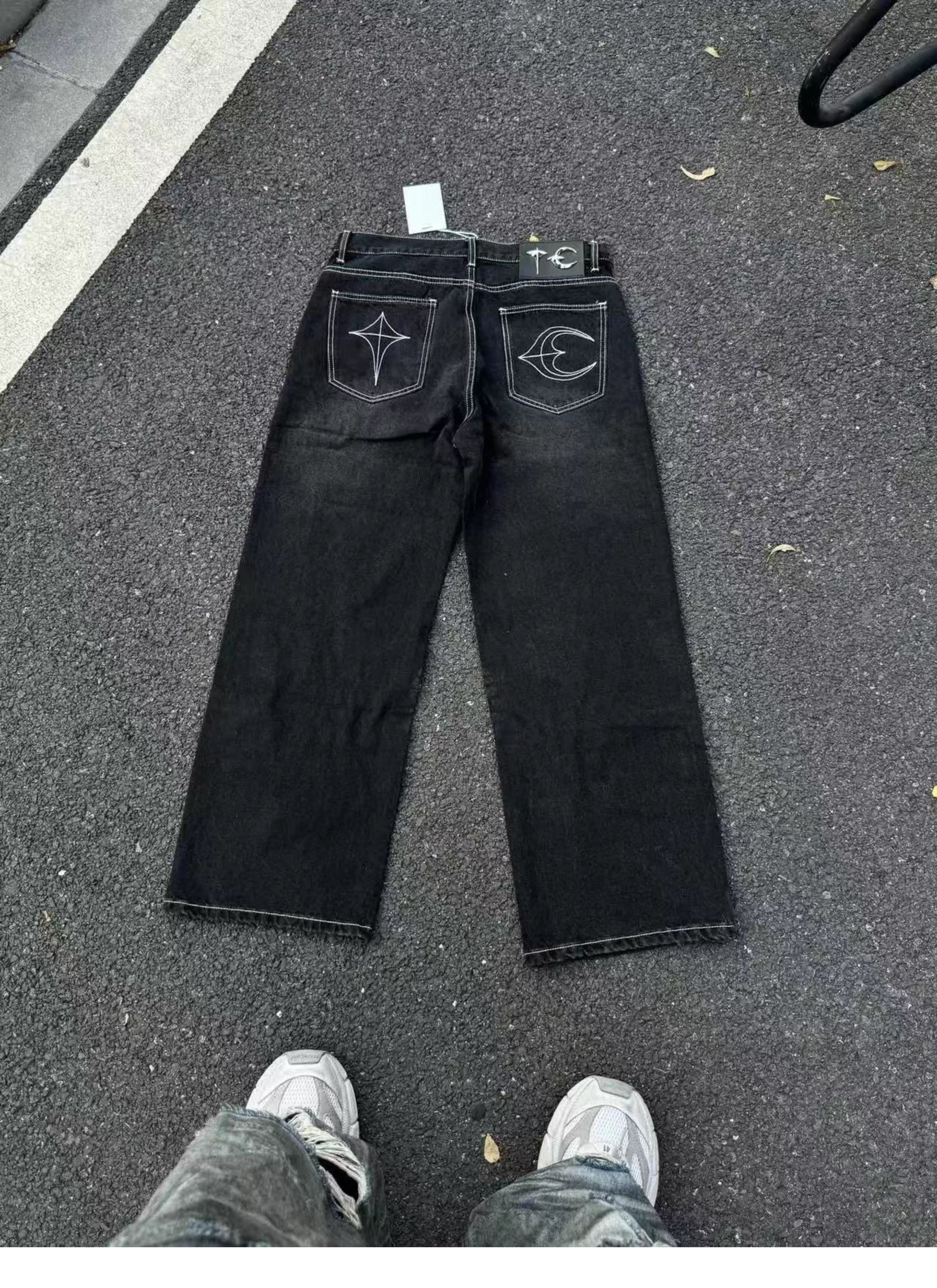 Thug Club Spíderweb Jeans