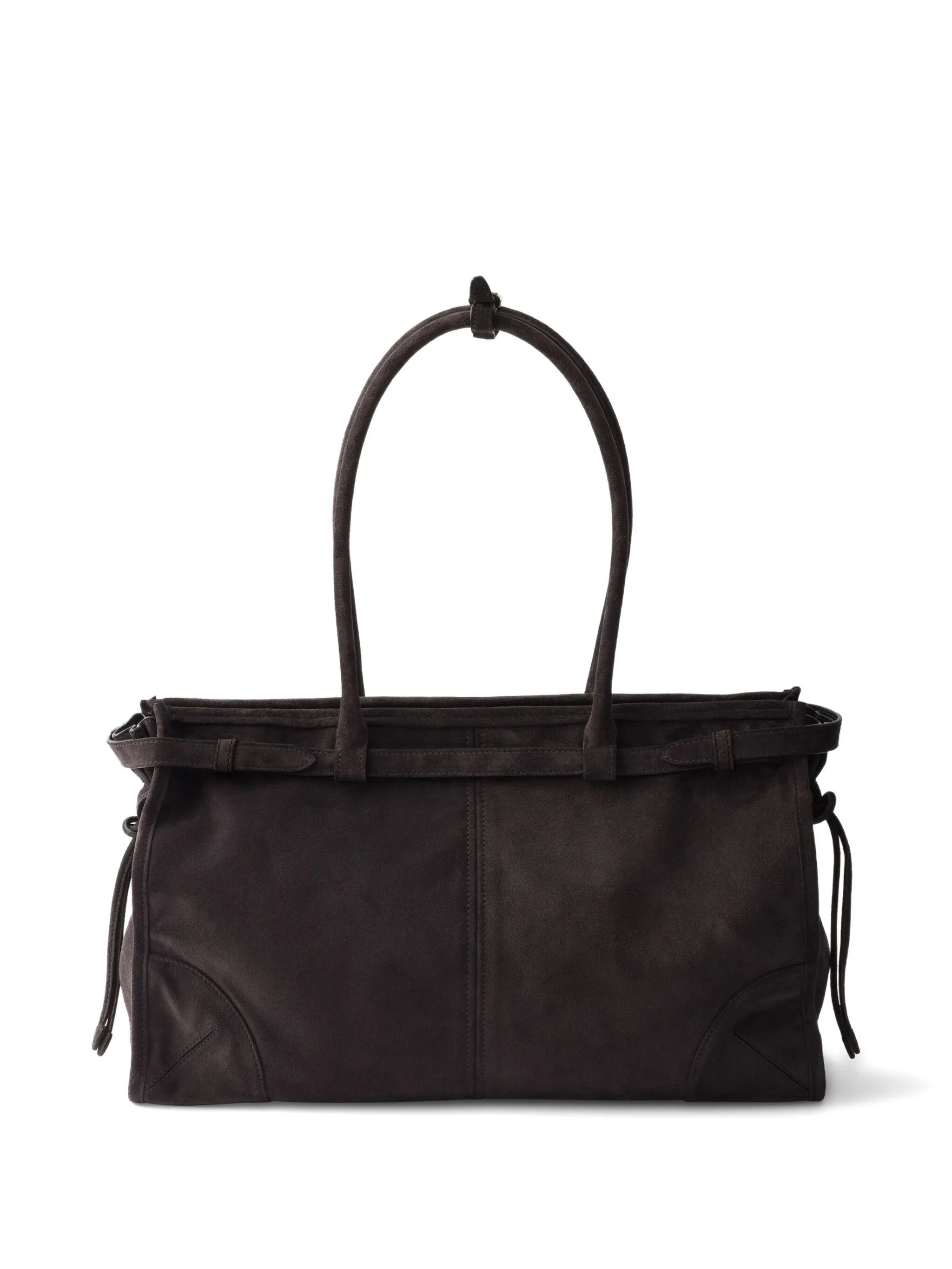 Prada Black Suede Bonnie Bag