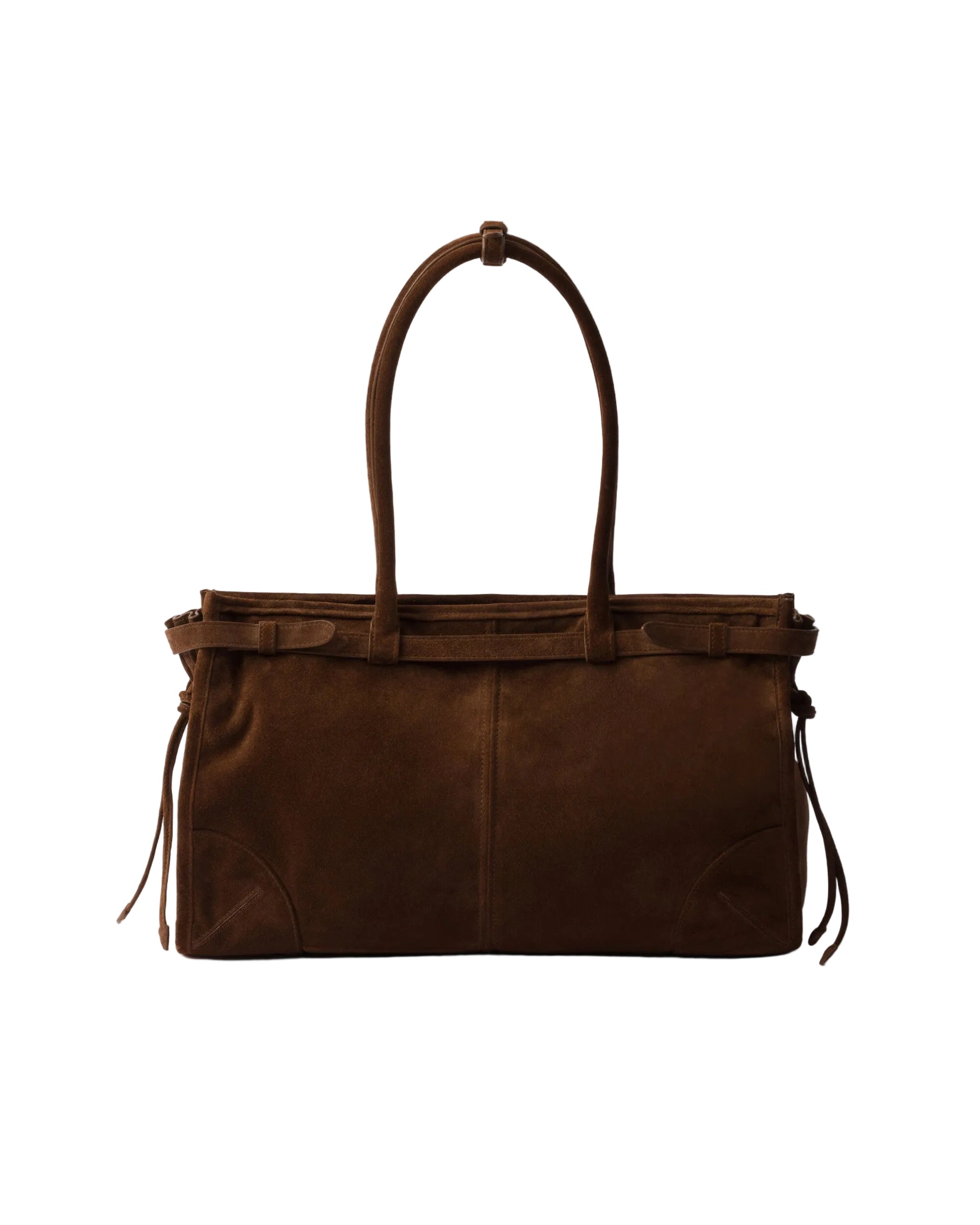 Prada Brown Suede Bonnie Bag