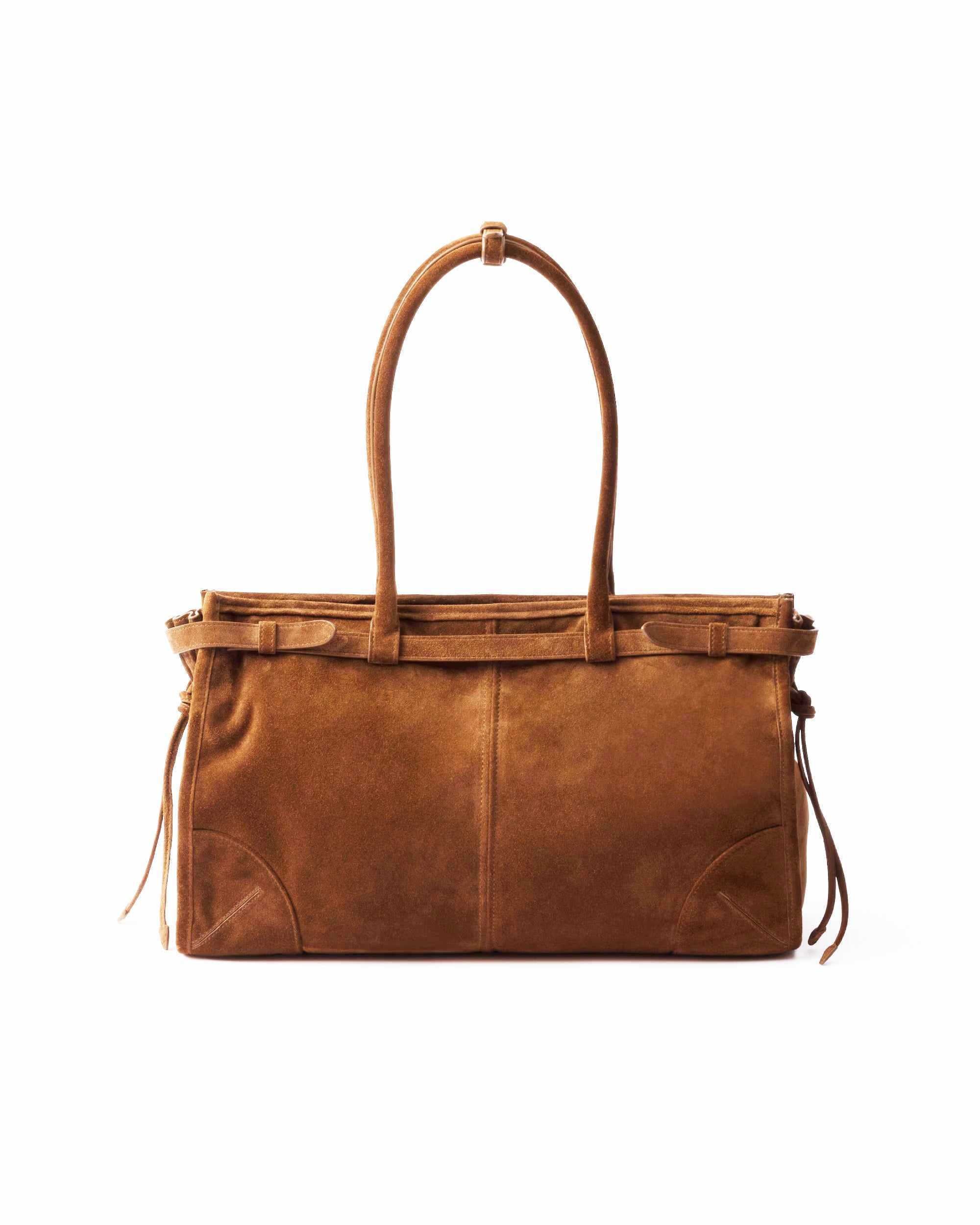 Prada Camel Suede Bonnie Bag