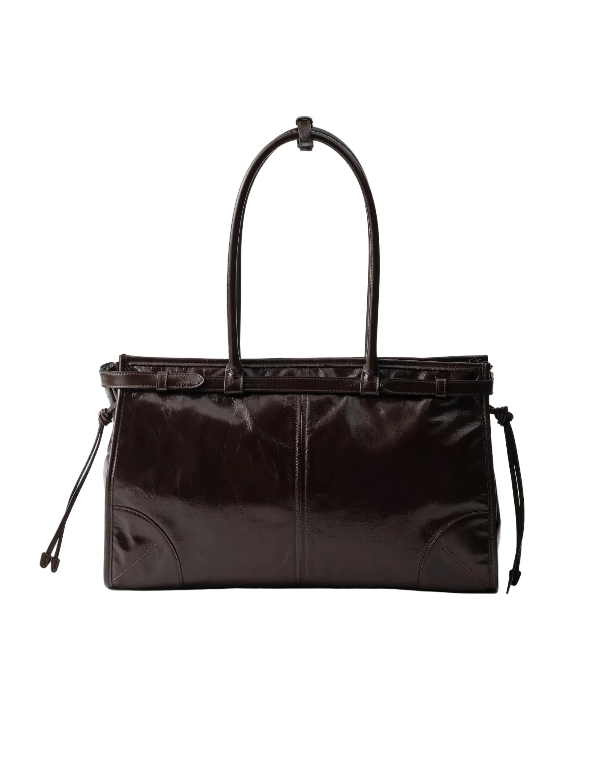 Prada Brown Leather Bonnie Bag