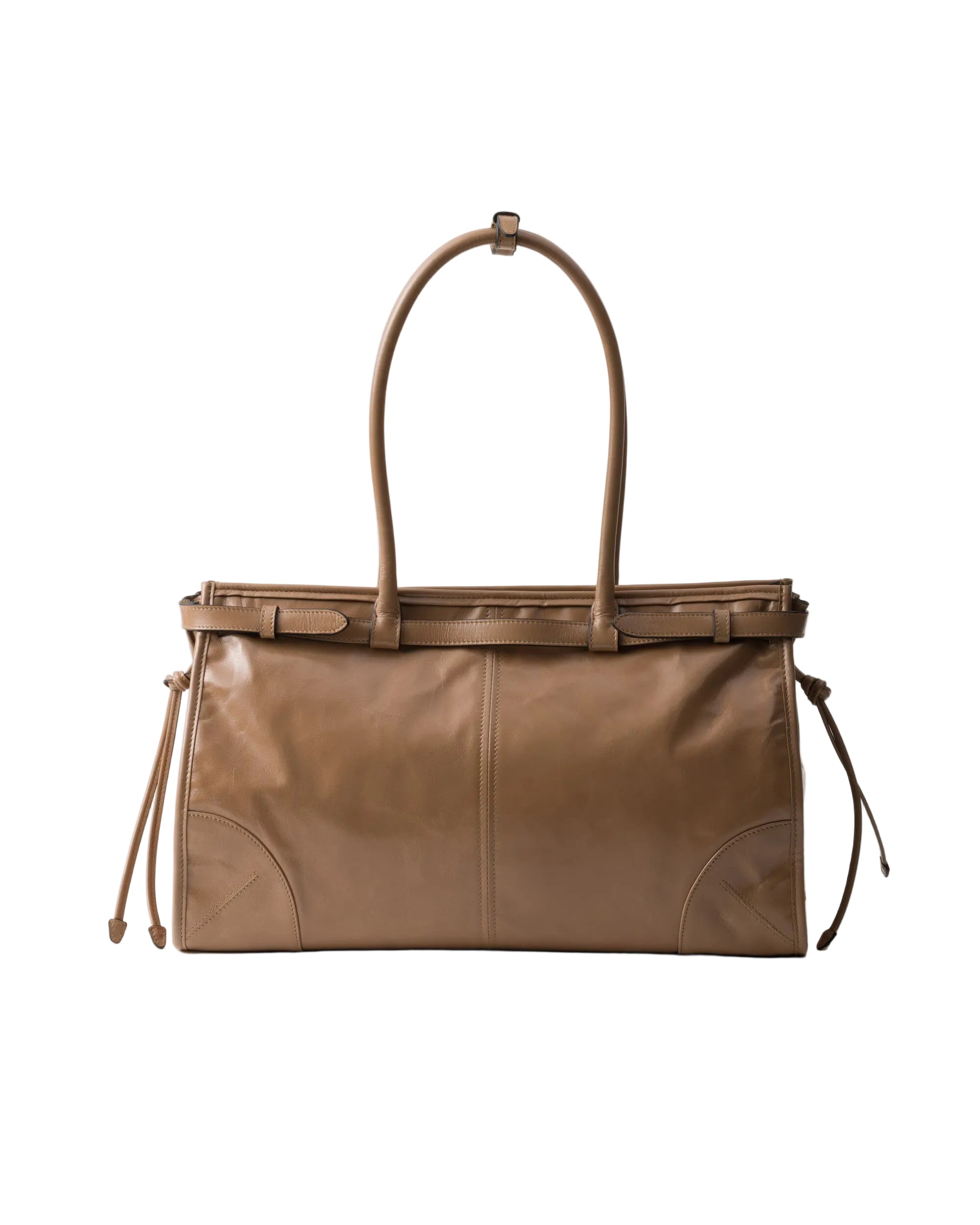 Prada Camel Leather Bonnie Bag
