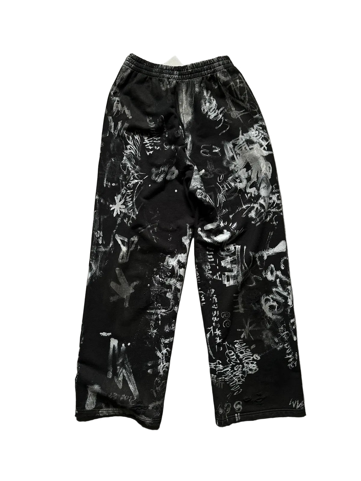 Balenciaga Sweat Graffiti Black Sweatpants