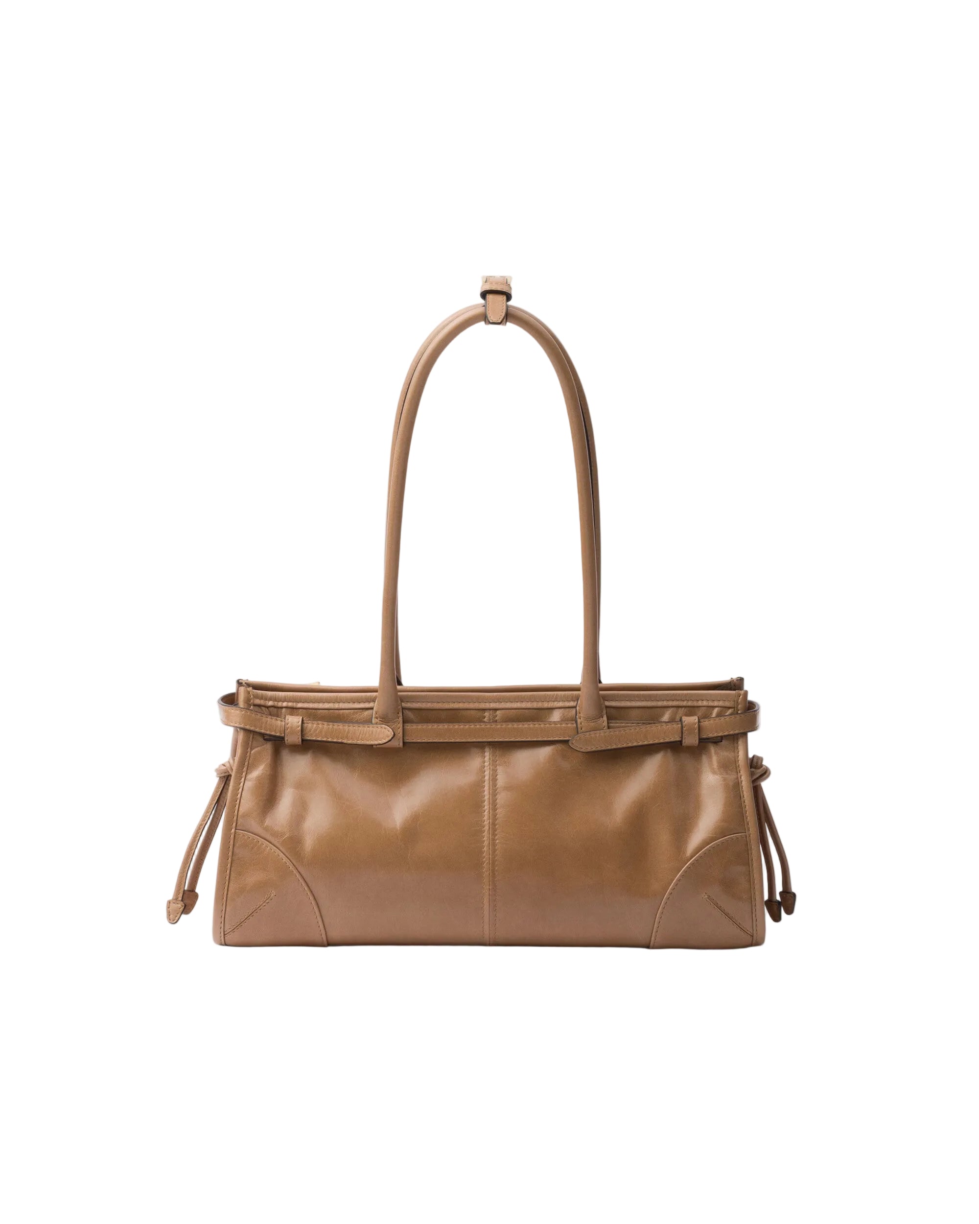 Prada Camel Leather Bonnie Bag