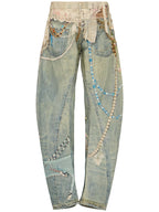 Acne Studios Lace and Pearls Jeans