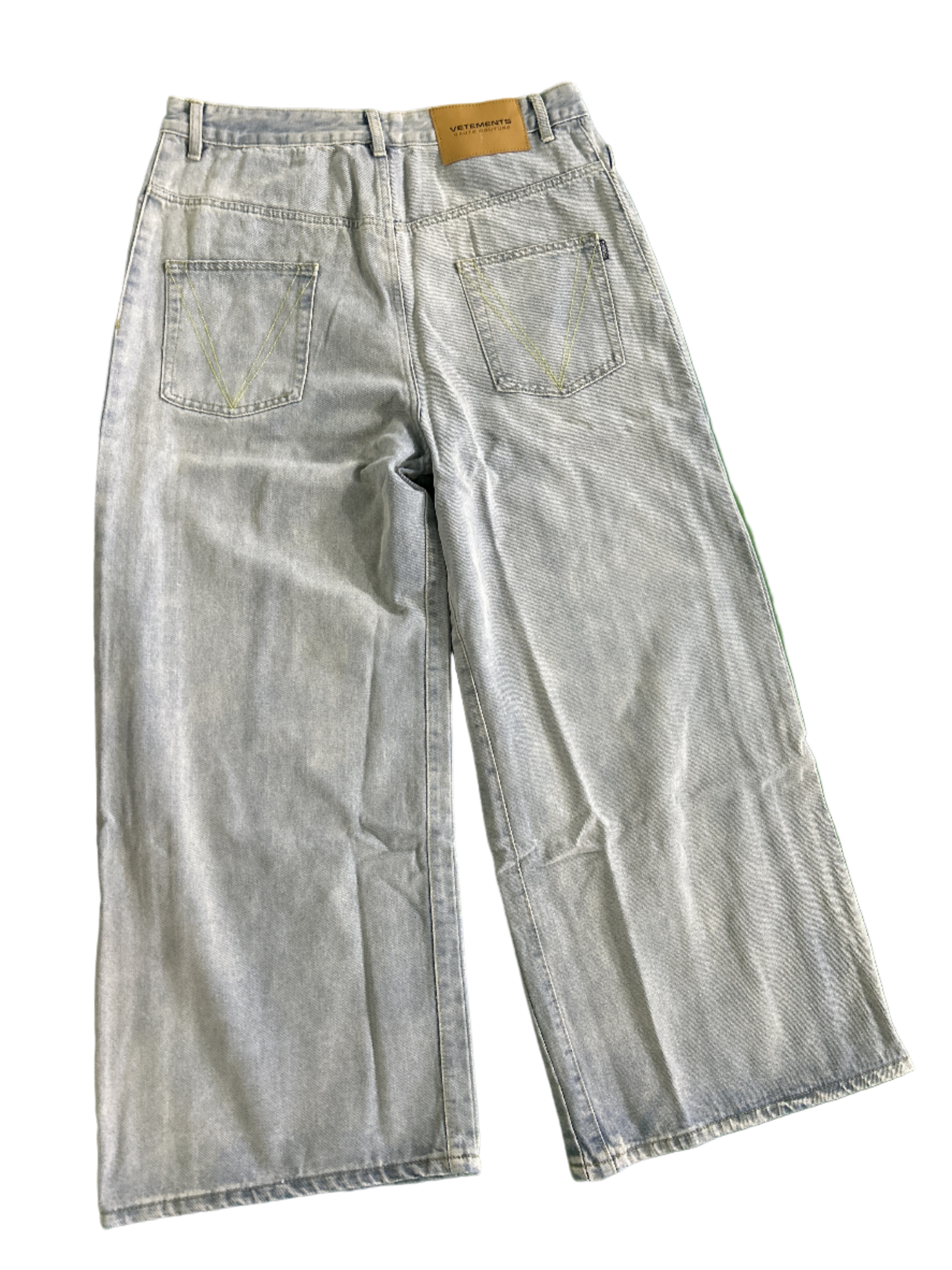 Vetements Logo Jeans