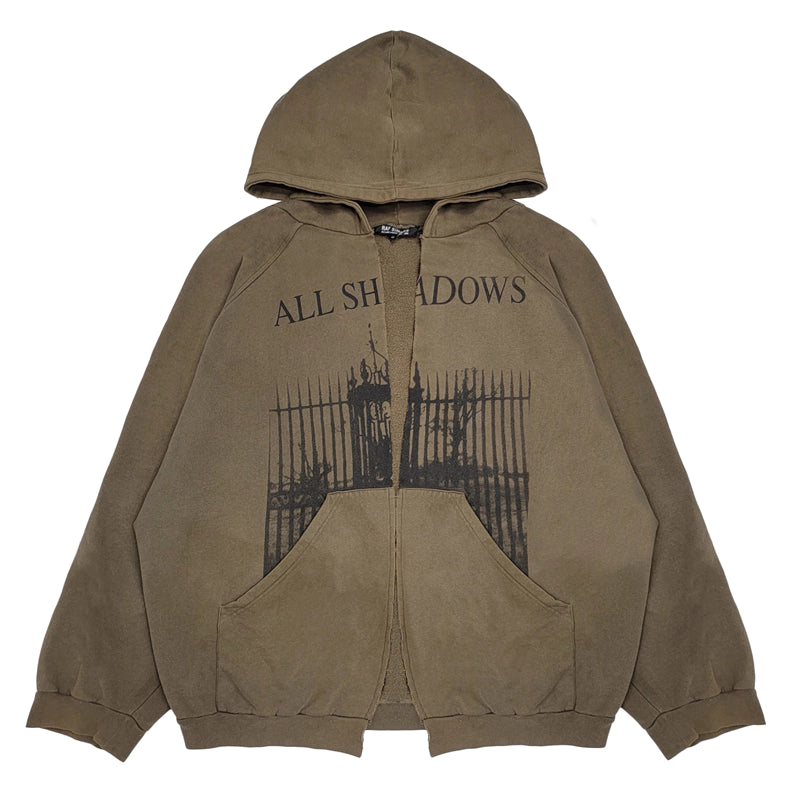 Raf Simons Zipless "All Shadows" Hoodie