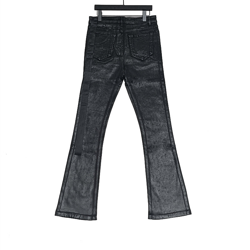 Rick Owens DRKSHDW Waxed Slim Jeans