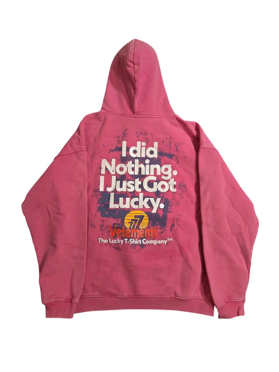 Vetements "I got lucky" Hoodie