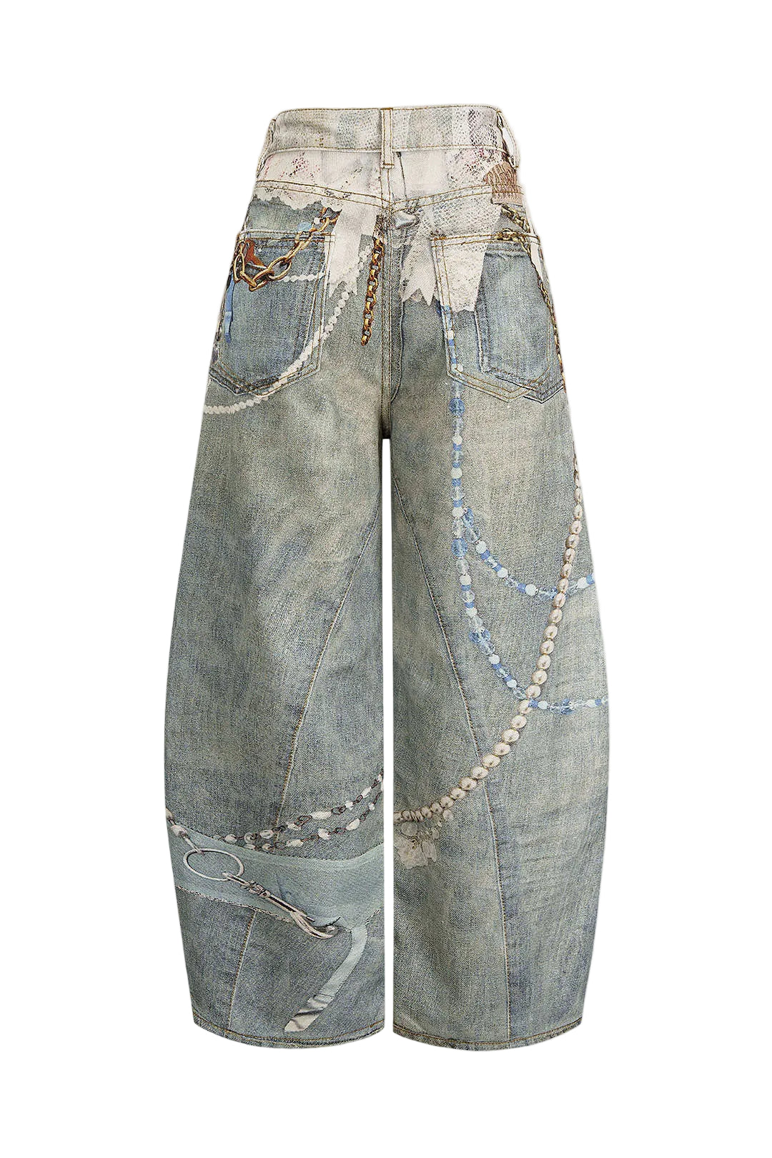 Acne Studios Lace and Pearls Jeans