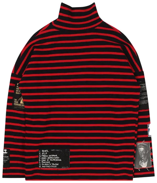 Raf Simons Riot Patchwork Turtleneck