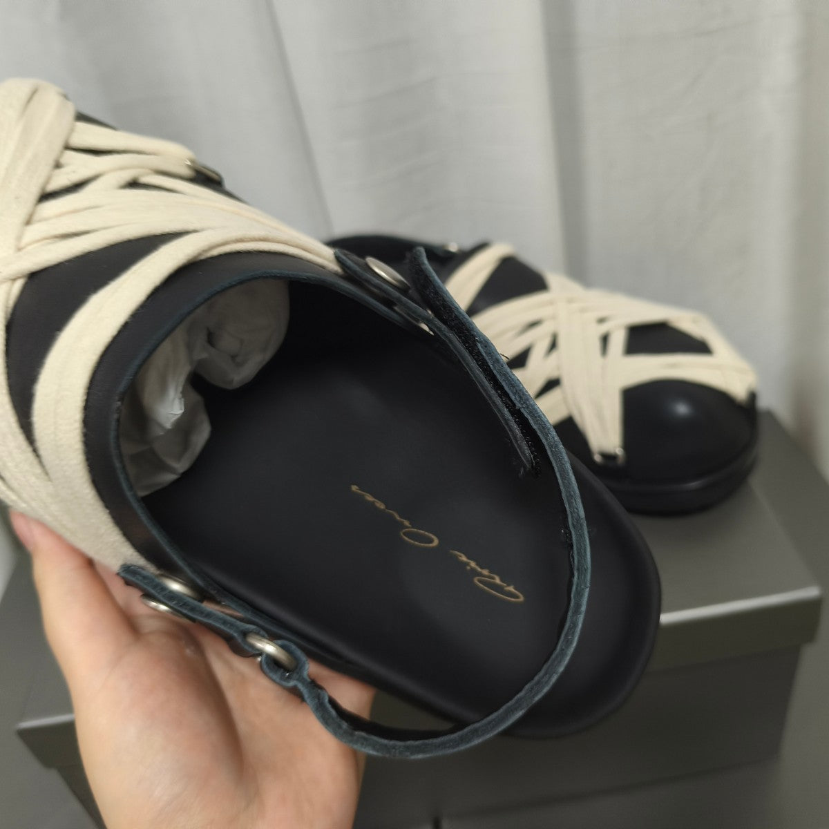 Rick Owens Megalaced Mule Granola Sandal