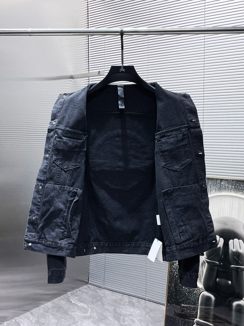 Chrome Hearts Denim Biker Jacket