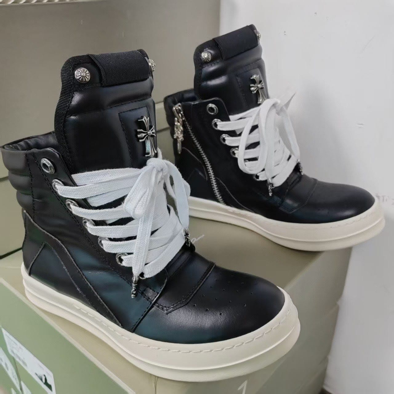 Rick Owens x Chrome Hearts Geobasket