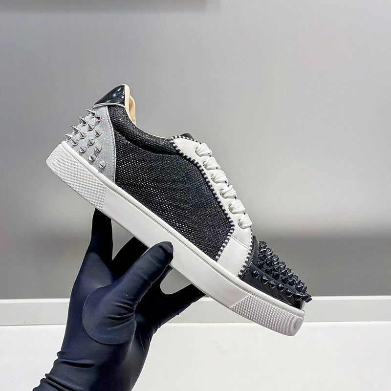 Christian Louboutin Colors Low Spike Shoes