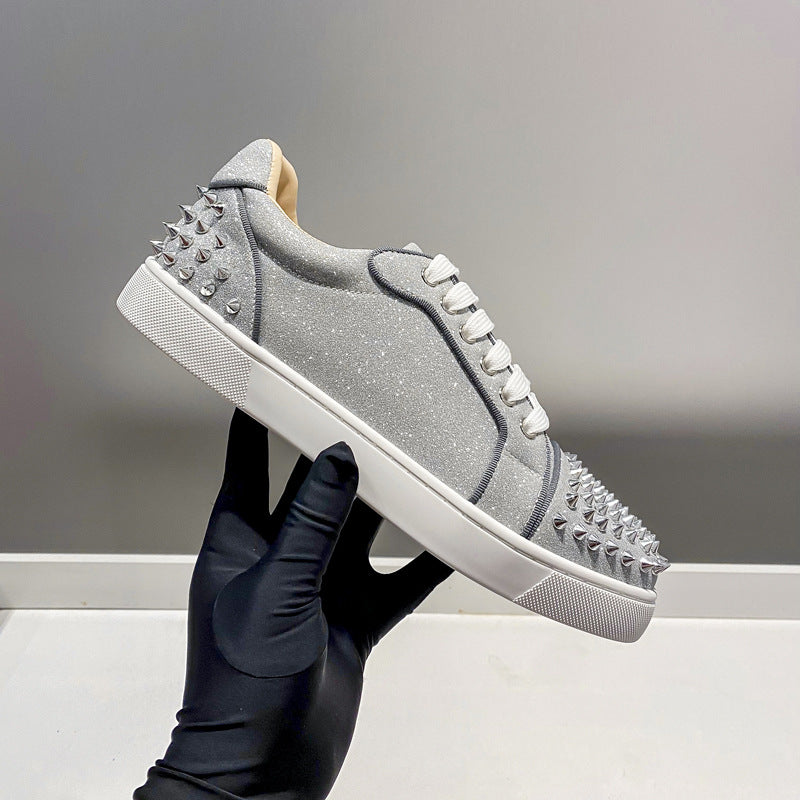 Christian Louboutin Colors Low Spike Shoes