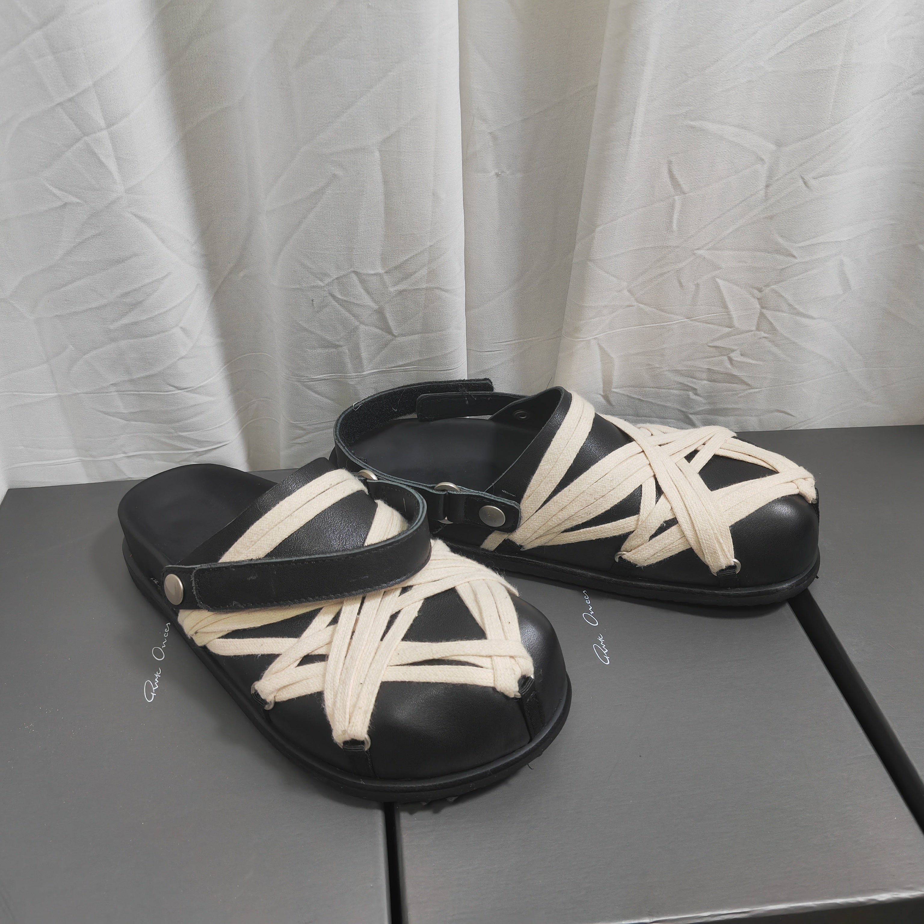 Rick Owens Megalaced Mule Granola Sandal