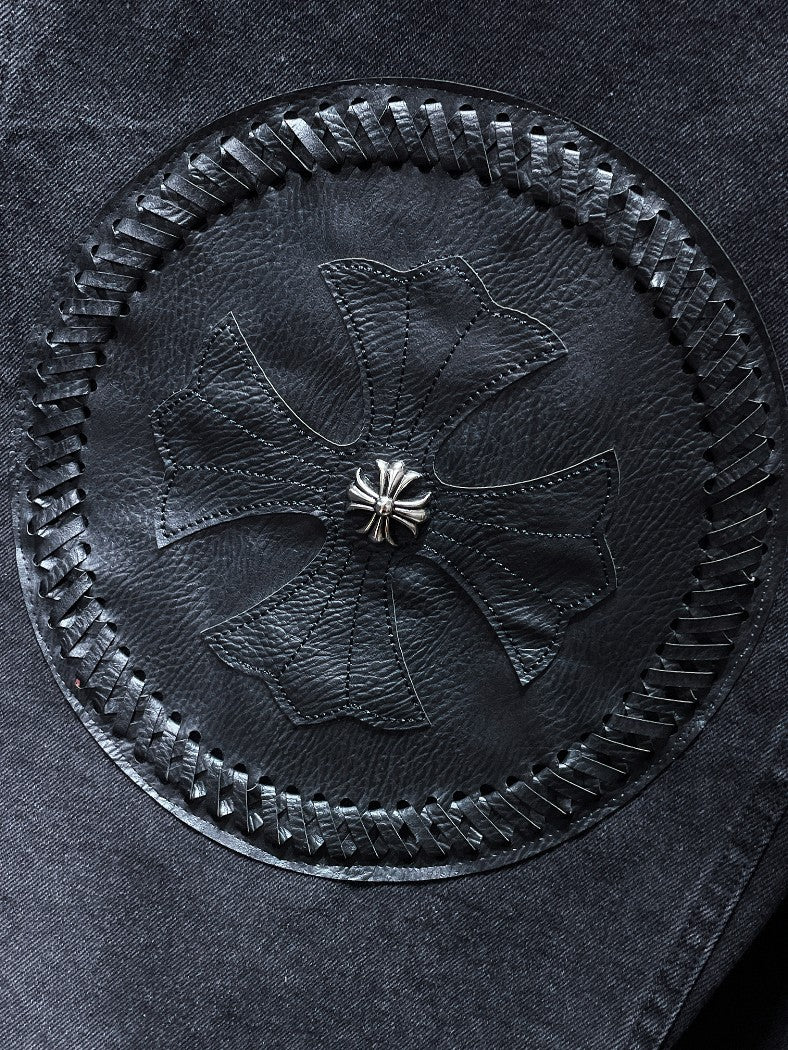 Chrome Hearts Denim Biker Jacket