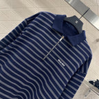 Miu Miu Stiped Polo Shirt