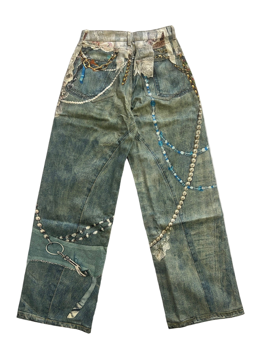 Acne Studios Lace and Pearls Jeans