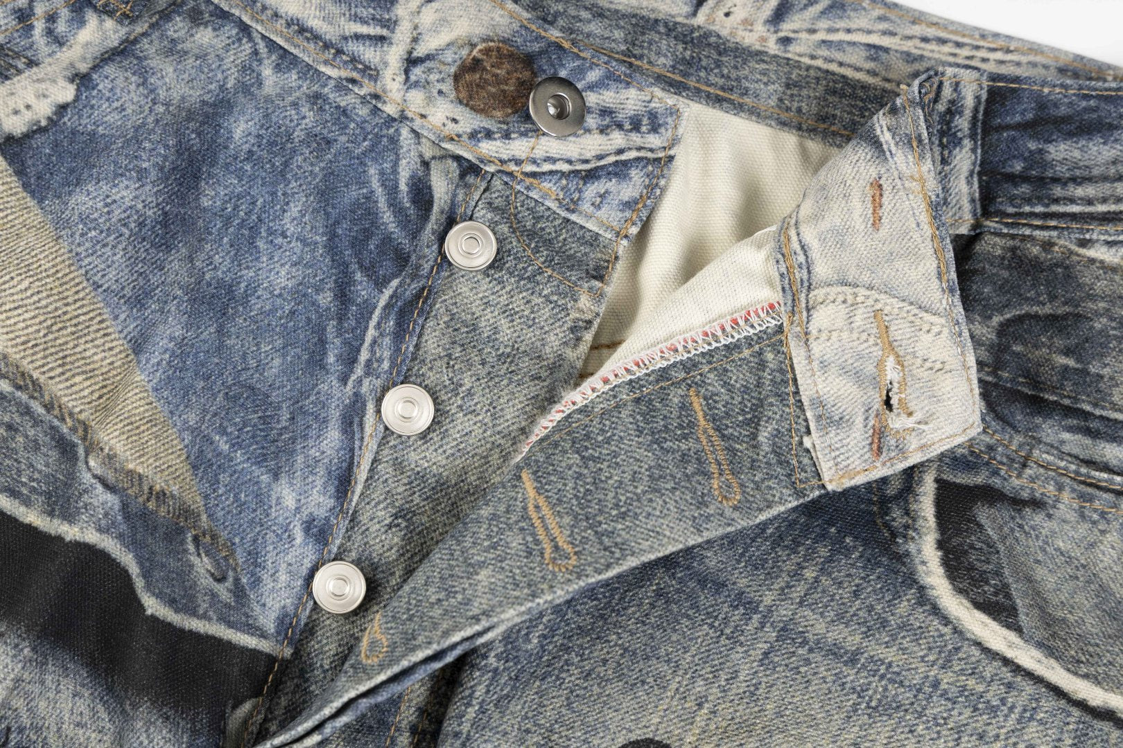 Acne Studios Graffiti Denim Jeans