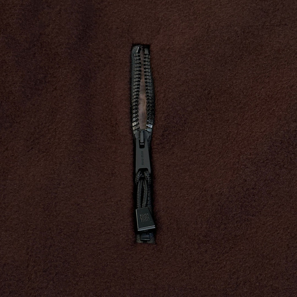 Miu Miu Fleece Zipper Jacket