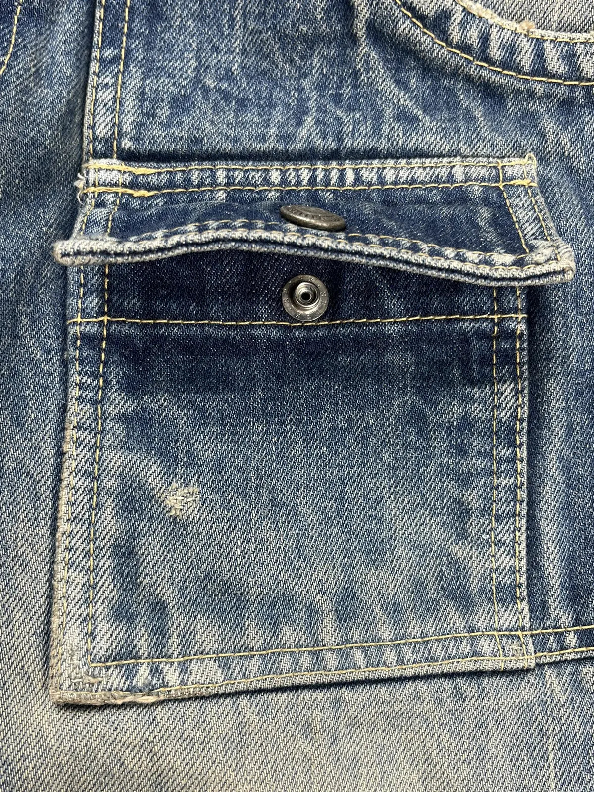 Undercover Chuuut Wahnfrieden Cargo Flare Denim Jeans