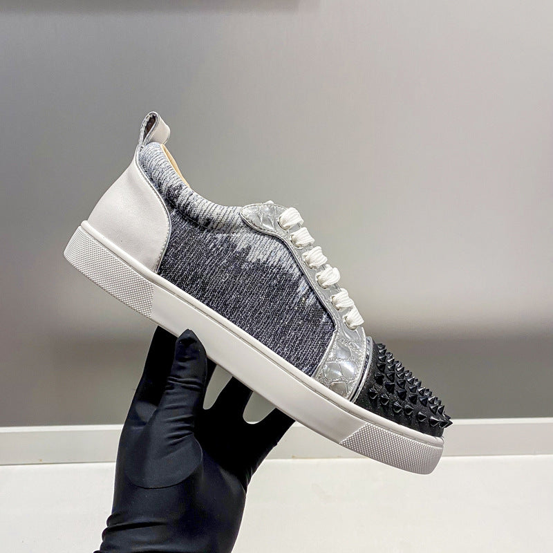 Christian Louboutin Colors Low Spike Shoes