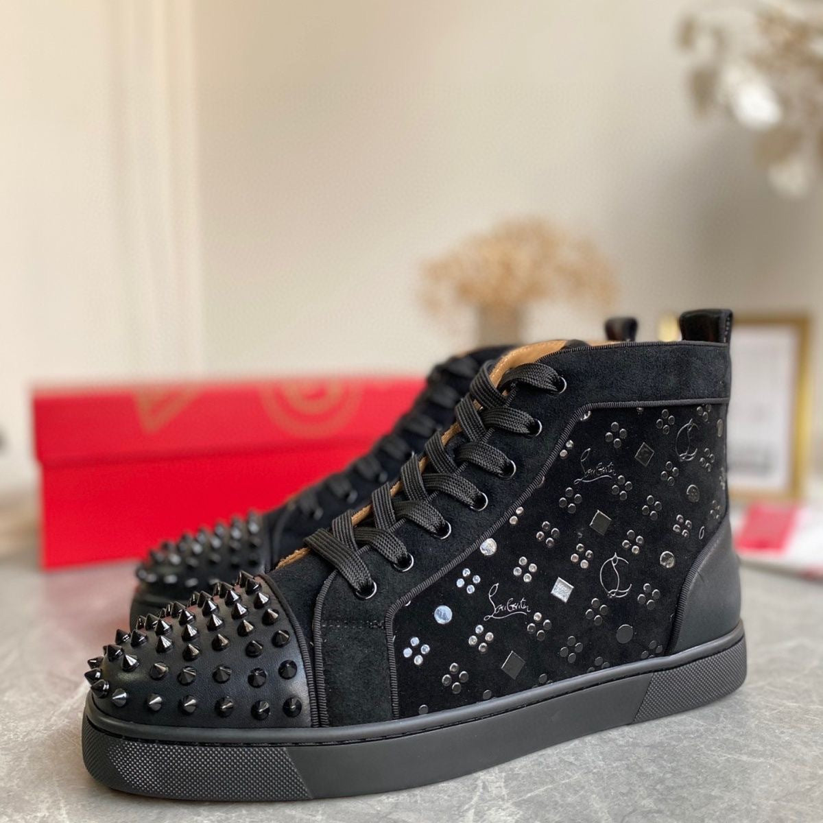Christian Louboutin Spike Hightops