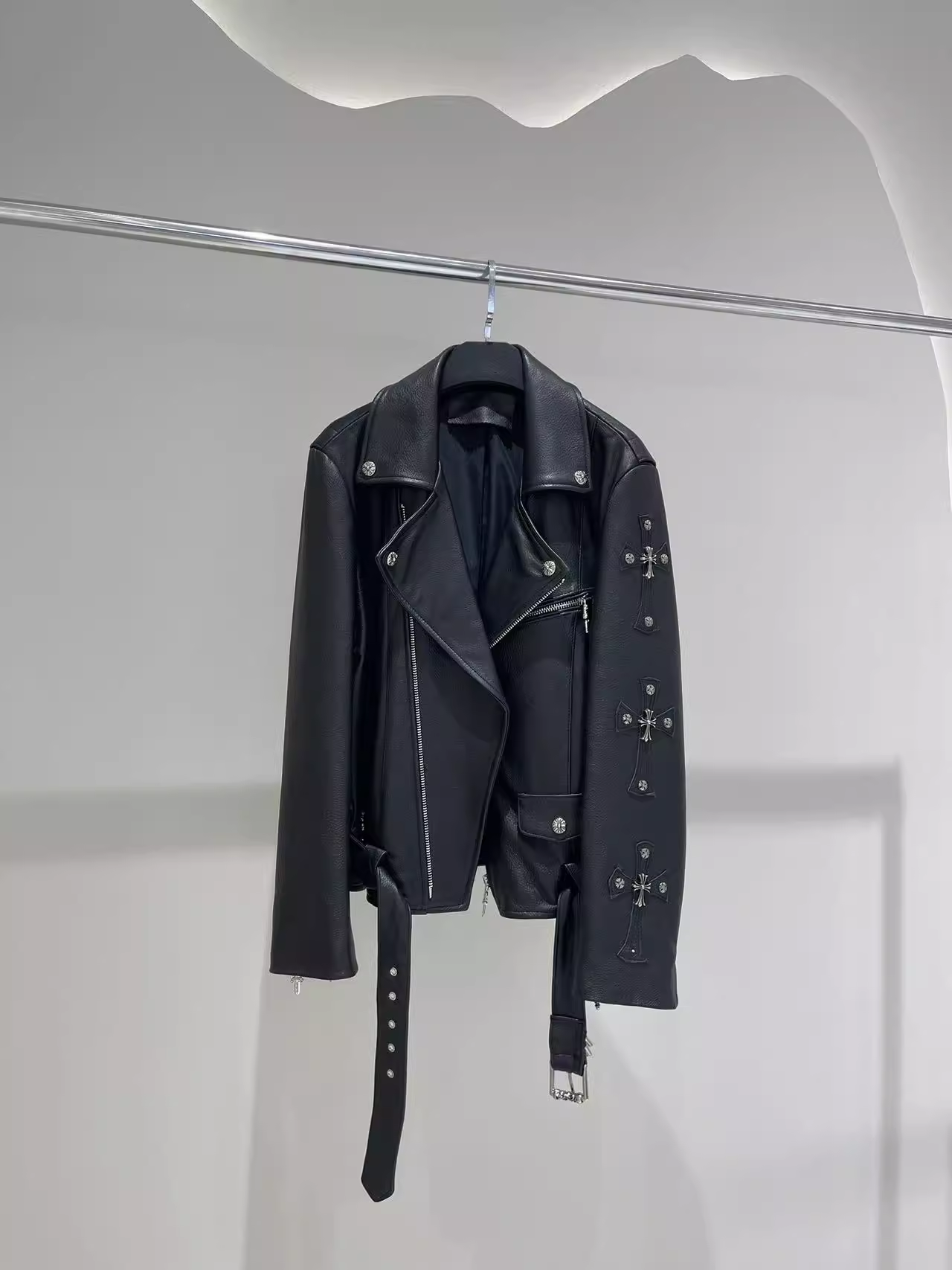 Chrome Hearts Vintage Leather Jacket